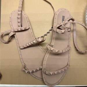 Steve Madden Women's Studded Sandals - Cream